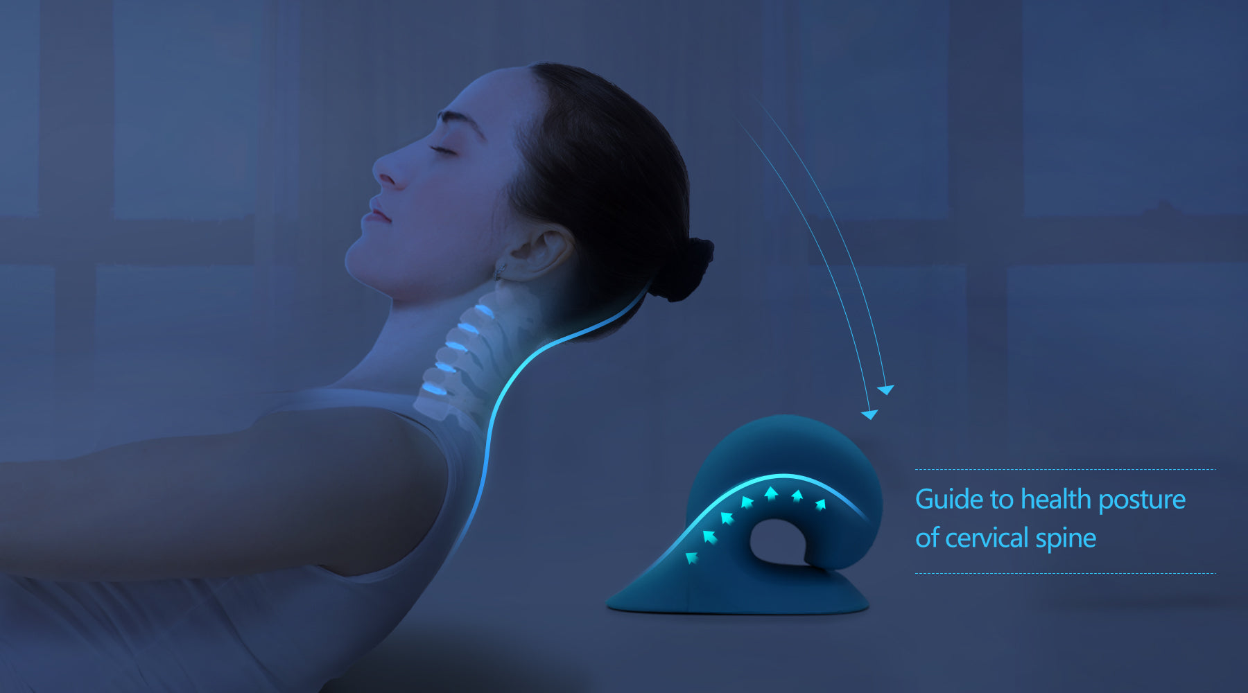 REST CLOUD P▪︎Neck & Shoulder Relaxer Cervical Traction Device TMJ▪Pain  Relief